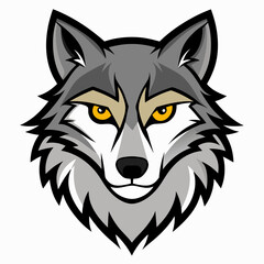 Wolf  Silhouette Vector Illustration
