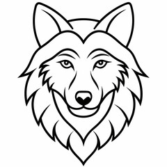 Wolf  Silhouette Vector Illustration
