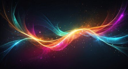 Naklejka premium holiday glow abstract background design illustration backdrop