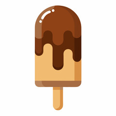 Ice cream Silhouette Vector illustration