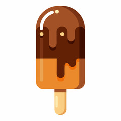 Ice cream Silhouette Vector illustration