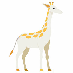 Giraffe head  Silhouette Vector Illustration
