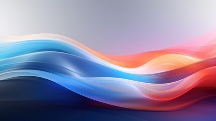 Fototapeta premium Abstract Flowing Color Waves