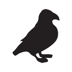 Bird silhouette Vector art illustration eps