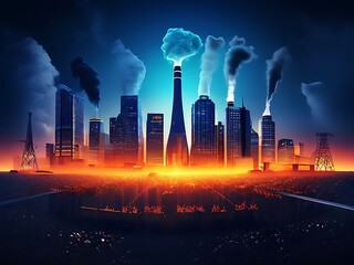 Obraz premium World Energy crisis power price spike caused by surging demand graphics show inflation rises over 