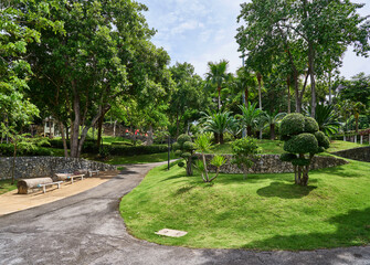 Chaloem Phra Kiat Park in Pattaya, Thailand	
