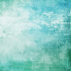 Fototapeta premium Beachy Blue Green Abstract Texture Design with Vintage Paper Look
