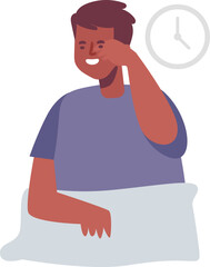 man cartoon character modern style avatar