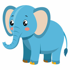 Elephant  Silhouette Vector Illustration