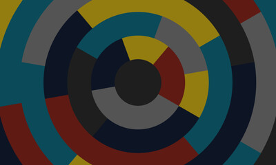 concentric circle pattern geometric background 