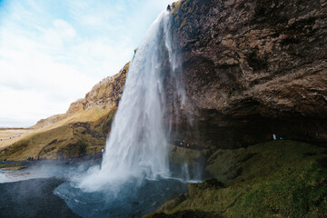 Fototapeta premium Seljalandsfoss Waterfall in Beautiful Iceland