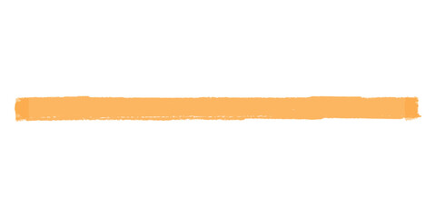 Orange highlight brush line vector illustration design element