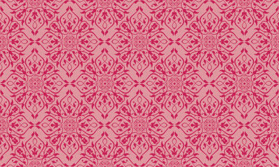 Oreintal Flora Damask Seamless pattern  embroidery, Indian style.  art ornament print.Design for carpet, cover.wallpaper, wrapping, fabric, clothing