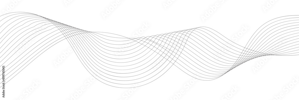 Poster abstract wave line. technology abstract curved lines.