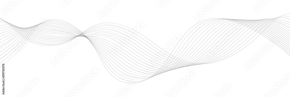Poster abstract wave line. technology abstract curved lines.