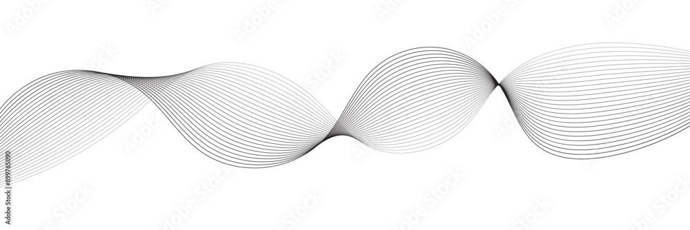 Poster abstract wave line. technology abstract curved lines.