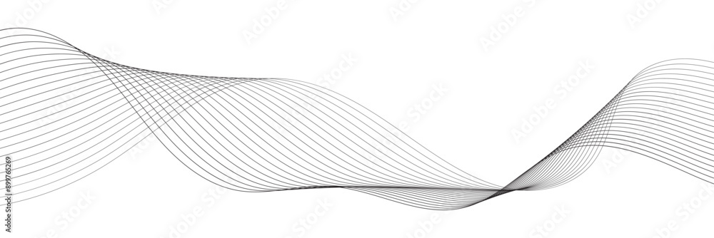 Poster abstract wave line. technology abstract curved lines.