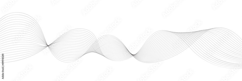 Poster abstract wave line. technology abstract curved lines.