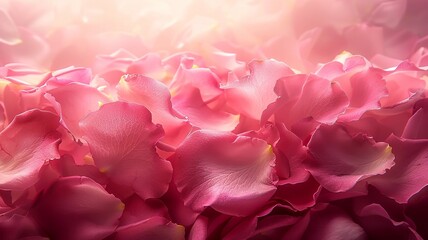 Fototapeta premium Rose petal texture as a calming abstract background, light pink tones,