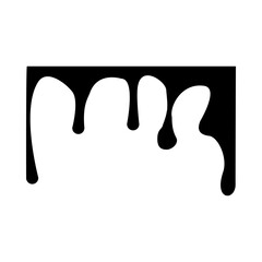 Drop paint icon template