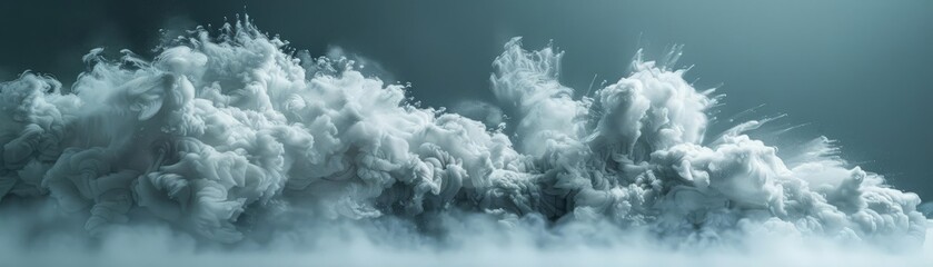 Dramatic cloud formation in a moody sky. Perfect for weather, storm, and nature-related stock photography, capturing the power of the atmosphere.