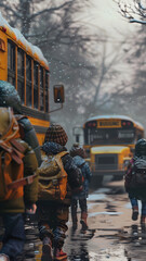 realistic high-resolution photo of School, with detailed background