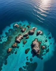 Fototapeta premium Beautiful sea beach wallpaper