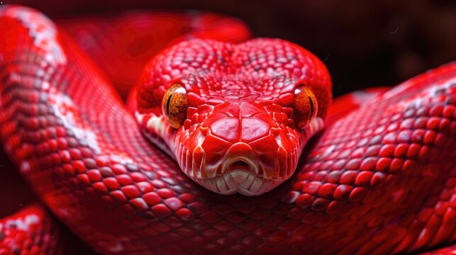 Python curtus Blood Python