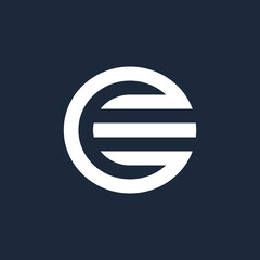 G letters monogram symbol vectors logos