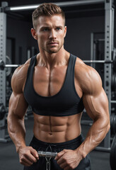 Obraz premium Athlete personal training 