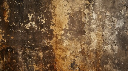 Fototapeta premium Wall with visible stains and dust, showing texture and age