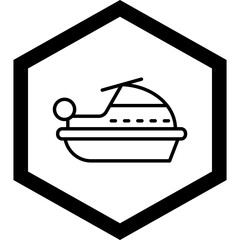 Jet Ski Icon Design