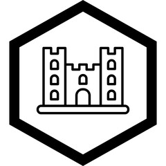 Sand Castle Icon Design