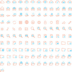 Icon File, Mail, Folder, Engineer, Config, Set Icon File