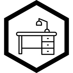 Work Table Icon Design