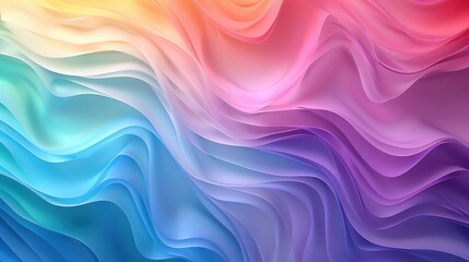 Obraz premium Vivid abstract colorful wave background with smooth gradients and vibrant hues, evoking energy and creativity, perfect for digital design.