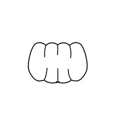 hand drawn pumpkin line icon