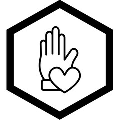Obraz premium Helping Hand Icon Design