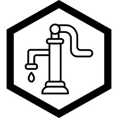 Water Pump Icon Design