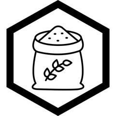 Wheat Sack Icon Design