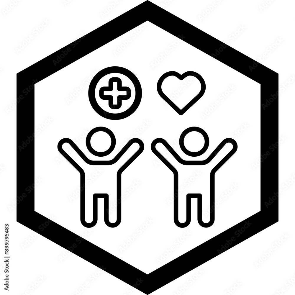 Sticker community icon design