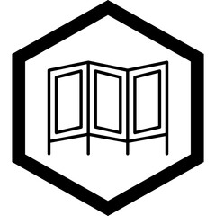 Room Divider Icon Design