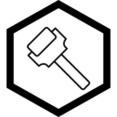 Facial Roller Vector Icon Design