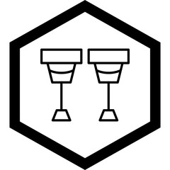 Crutches Icon Design