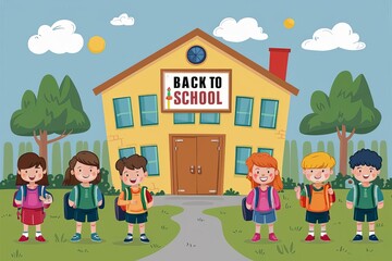 Obraz premium Back to School