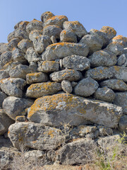 Nuraghe Santa Cristina in the archaeological park of Santa Cristina