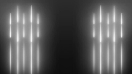 black and white neon light background