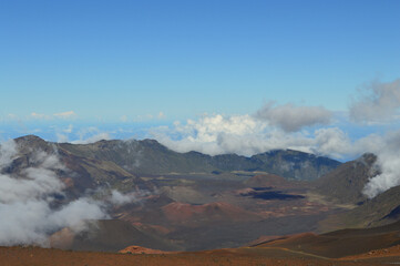 Mystical Clouds Above Haleakalā&rsquo;s Volcanic Caldera