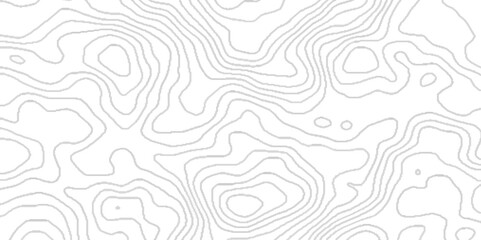 Fototapeta premium Geographic mountain relief diagram line of geometry with stripes, abstract stripes paper texture Imitation of a geographical map shades, geometric topographic line contour map background. 