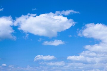 blue sky with clouds